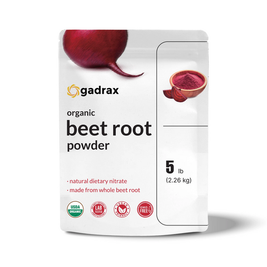 Gadrax Organic Beet Powder 4,000mg | 5lbs