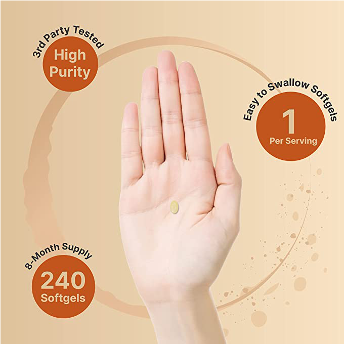 Gadrax Vitamin D3 K2 with Coconut Oil