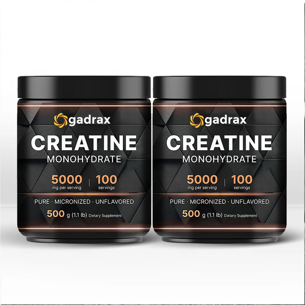 Gadrax Creatine Monohydrate Powder, 5000mg Per Serving™
